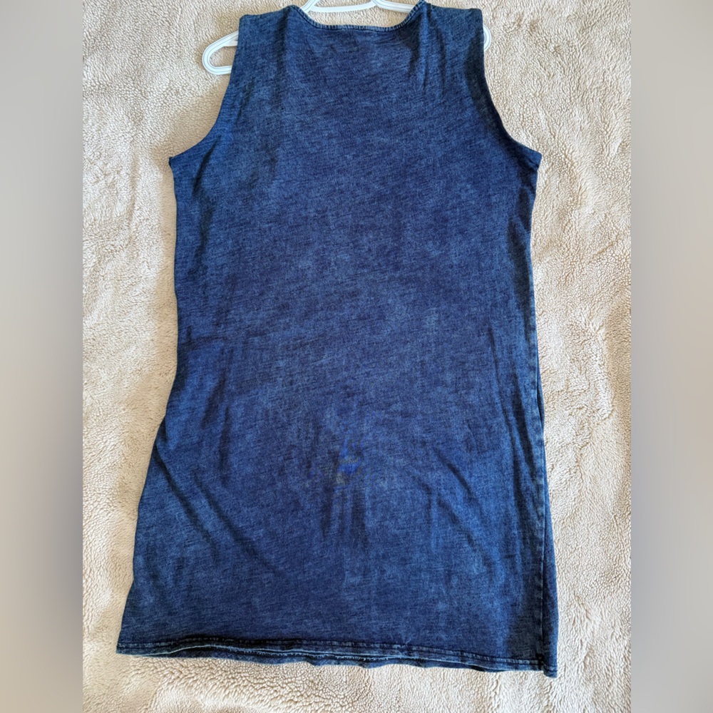 Jane and Delancey Navy Blue Sleeveless Dress size Large - Picture 3 of 5